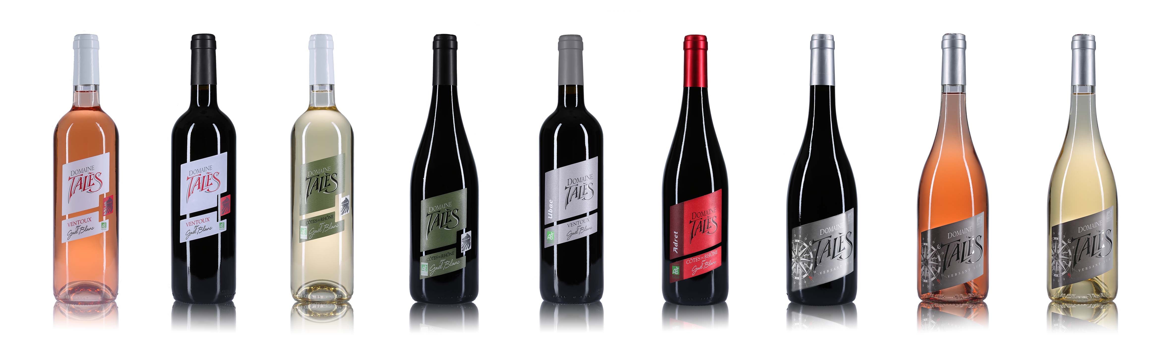 Bouteille de vin du Domaine Tales